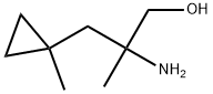 2-氨基-2-甲基-3-(1-甲基环丙基)丙-1-醇 结构式