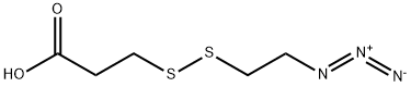 叠氮乙基-二硫键-丙酸 结构式