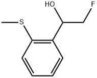 α-(Fluoromethyl)-2-(methylthio)benzenemethanol 结构式