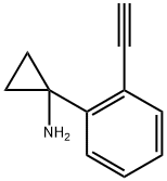 1-(2-乙炔基苯基)环丙烷-1-胺 结构式