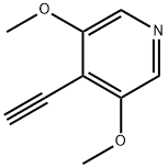 4-乙炔基-3,5-二甲氧基吡啶 结构式