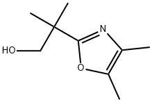 2-(4,5-二甲基噁唑-2-基)-2-甲基丙-1-醇 结构式