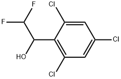 2,4,6-Trichloro-α-(difluoromethyl)benzenemethanol 结构式