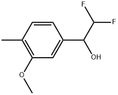 α-(Difluoromethyl)-3-methoxy-4-methylbenzenemethanol 结构式