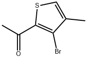 1-(3-溴-4-甲基-2-噻吩基)乙酮 结构式