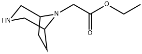 2-(3,8-二氮杂双环[3.2.1]辛-8-基)乙酸乙酯 结构式