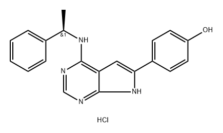 PKI 166 hydrochloride 结构式