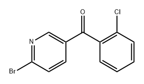 (6-BROMO-3-PYRIDYL)-(2-CHLOROPHENYL)METHANONE 结构式