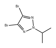 4,5-二溴-2-异丙基-2H-1,2,3-三唑 结构式