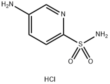 5-氨基吡啶-2-磺酰胺盐酸盐 结构式