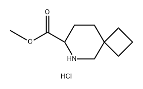 METHYL 6-AZASPIRO[3.5]NONANE-7-CARBOXYLATE HYDROCHLORIDE 结构式