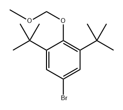 5-bromo-1,3-di-tert-butyl-2-(methoxymethoxy)benzene 结构式