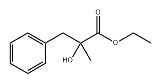 2-羟基-2-甲基-3-苯丙酸乙酯 结构式