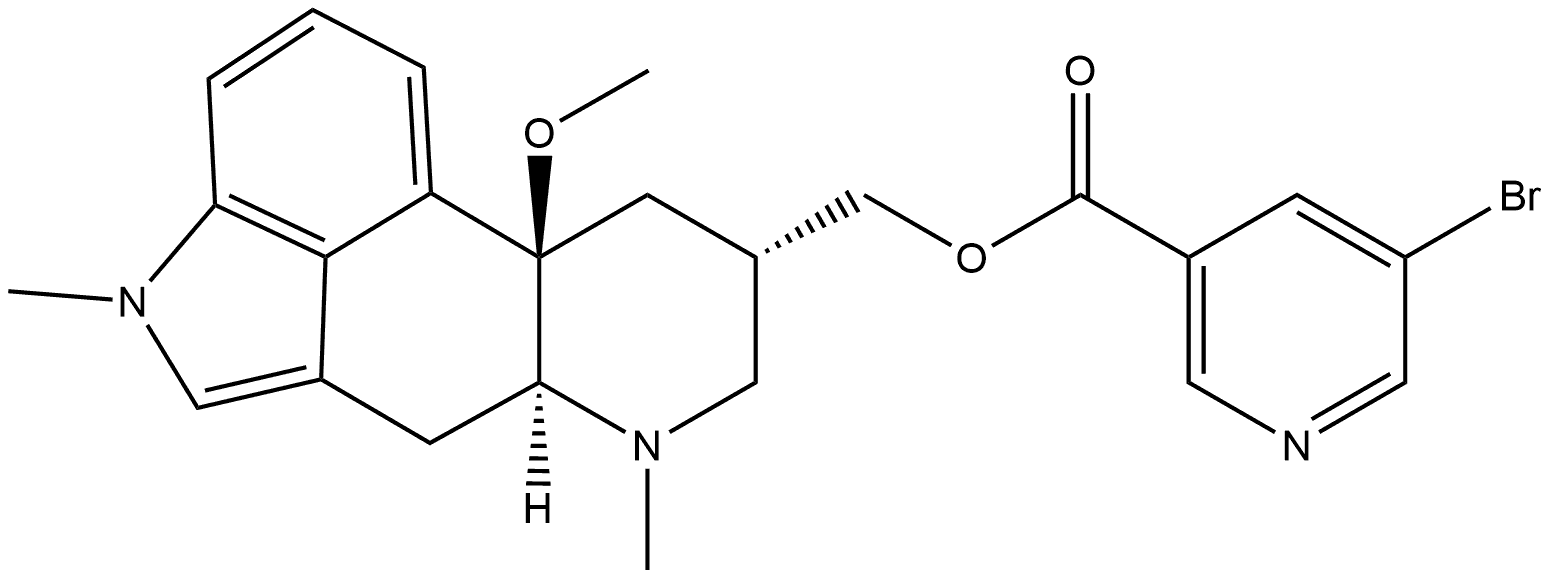 尼麦角林杂质23(SSR) 结构式