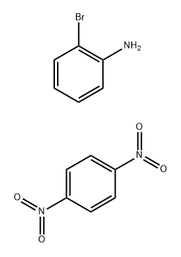 2-溴苯胺与对二硝基苯的化合物 结构式