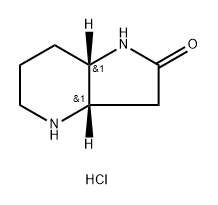 rac-(3ar,7ar)-octahydro-1h-pyrrolo[3,2-b]pyridin-2-one hydrochloride 结构式