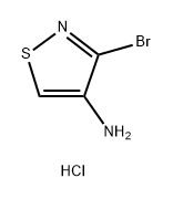 3-溴异噻唑-4-胺盐酸盐 结构式