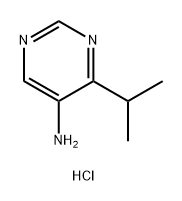 4-异丙基嘧啶-5-胺二盐酸盐 结构式
