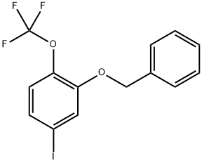 2-(Benzyloxy)-4-iodo-1-(trifluoromethoxy)benzene 结构式