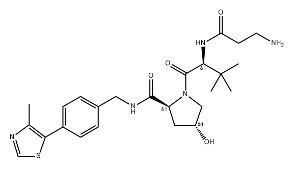游离 NH2-丙酸-VHL 结构式