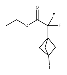 二氟-(3-碘-双环[1.1.1]戊-1-基)-乙酸乙酯 结构式