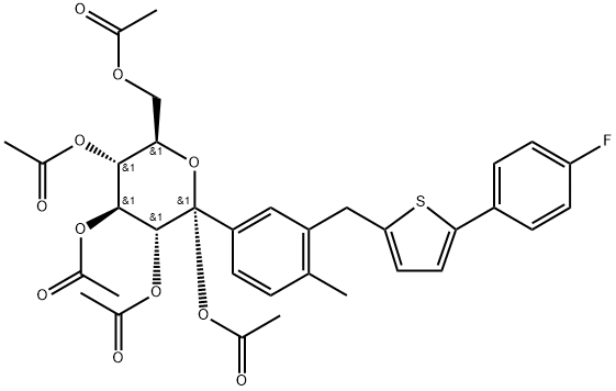 卡格列净杂质49 结构式