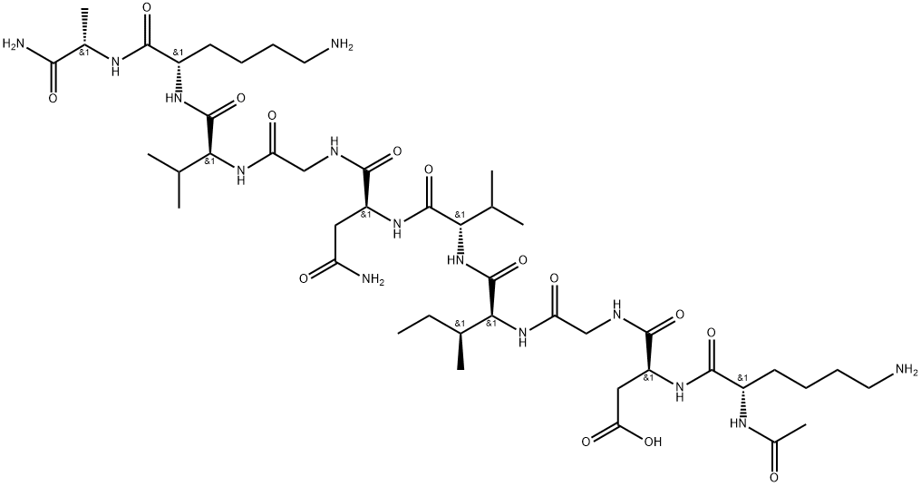 α-突触核蛋白结合肽 结构式