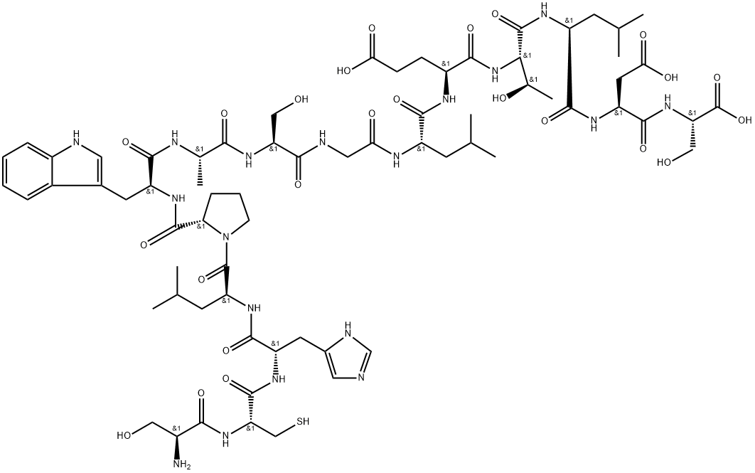 瘦素(116-130)(人) 结构式