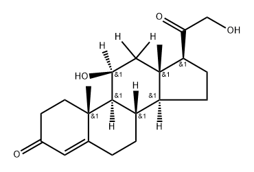 皮质甾酮 结构式