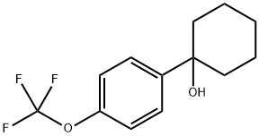 1-(4-(trifluoromethoxy)phenyl)cyclohexanol 结构式