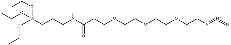 叠氮-三聚乙二醇-三乙氧基硅烷 结构式