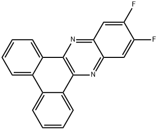 11,12-difluorodibenzo[a,c]phenazine 结构式