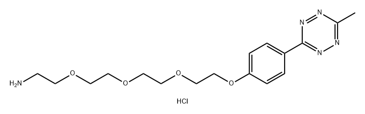 甲基四嗪-四聚乙二醇-胺盐酸盐 结构式