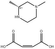 (3R)-1,3-二甲基-哌嗪 二马来酸盐 结构式