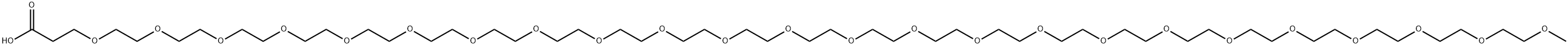 mPEG24-acid 结构式