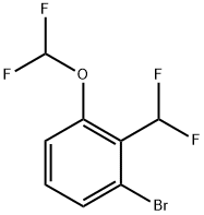 1-溴-3-(二氟甲氧基)-2-(二氟甲基)苯 结构式