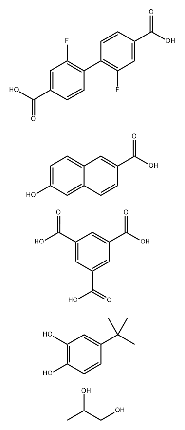 2,2'-二氟代-4,4'-联苯二甲酸 结构式