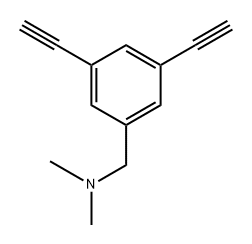 3,5-二乙炔基苄基二甲胺 结构式