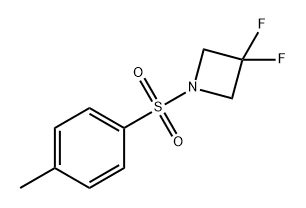 3,3-二氟-1-甲苯磺酰基氮杂环丁烷 结构式