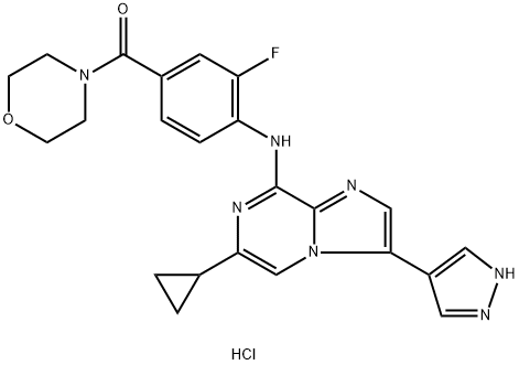 BRK INHIBITOR P21D HYDROCHLORIDE 结构式