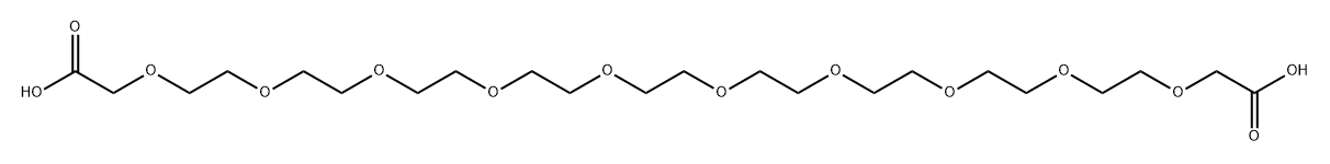 CH2COOH-PEG9-CH2COOH 结构式