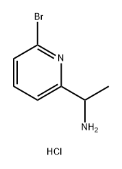 1-(6-溴吡啶-2-基)乙胺二盐酸盐 结构式