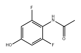 Acetamide,  N-(2,6-difluoro-4-hydroxyphenyl)-,  radical  ion(1+)  (9CI) 结构式