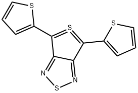 4,6-二(2-噻吩基)噻吩并[3,4-C][1,2,5]噻二唑 结构式