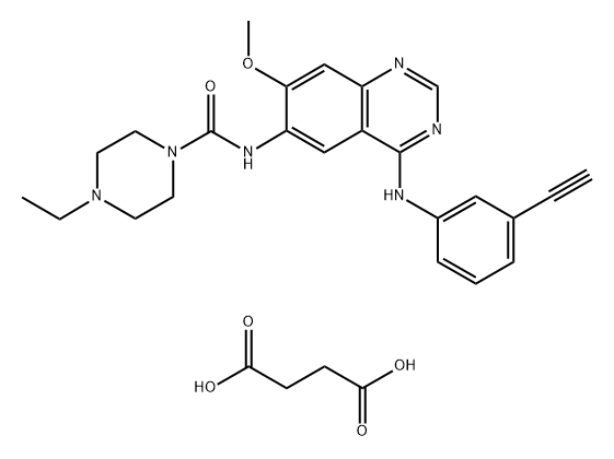 琥珀酸EPITINIB 结构式