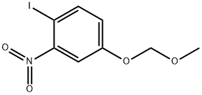 1-碘-4-(甲氧基甲氧基)-2-硝基苯 结构式