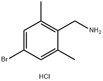 (4-溴-2,6-二甲基苯基)甲胺盐酸盐 结构式