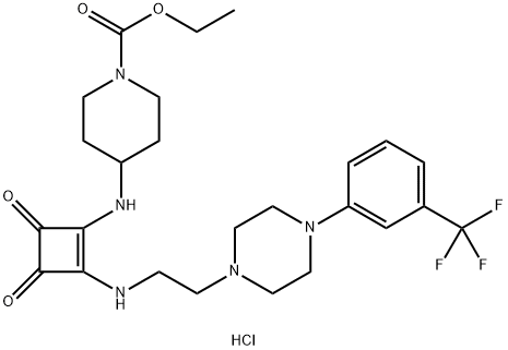 SQUARUNKIN A HYDROCHLORIDE 结构式