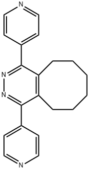 1,4-二(吡啶-4-基)-环辛并[D]吡嗪 结构式
