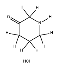 piperidin-3-one-d9 deuterium chloride 结构式